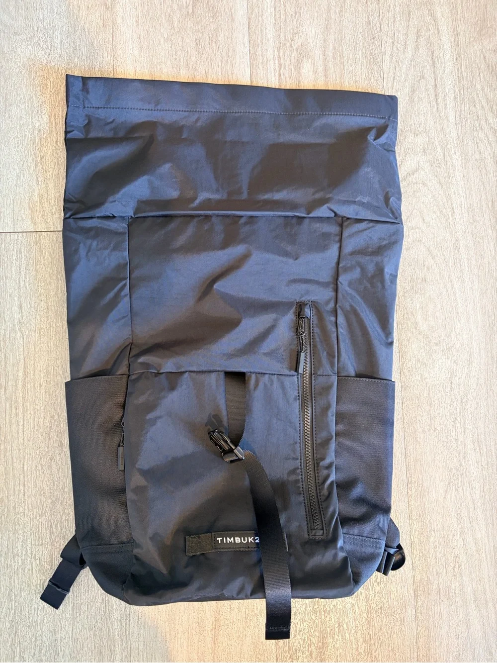 Timbuk2 Tuck Black Roll-Top Backpack New With Tags